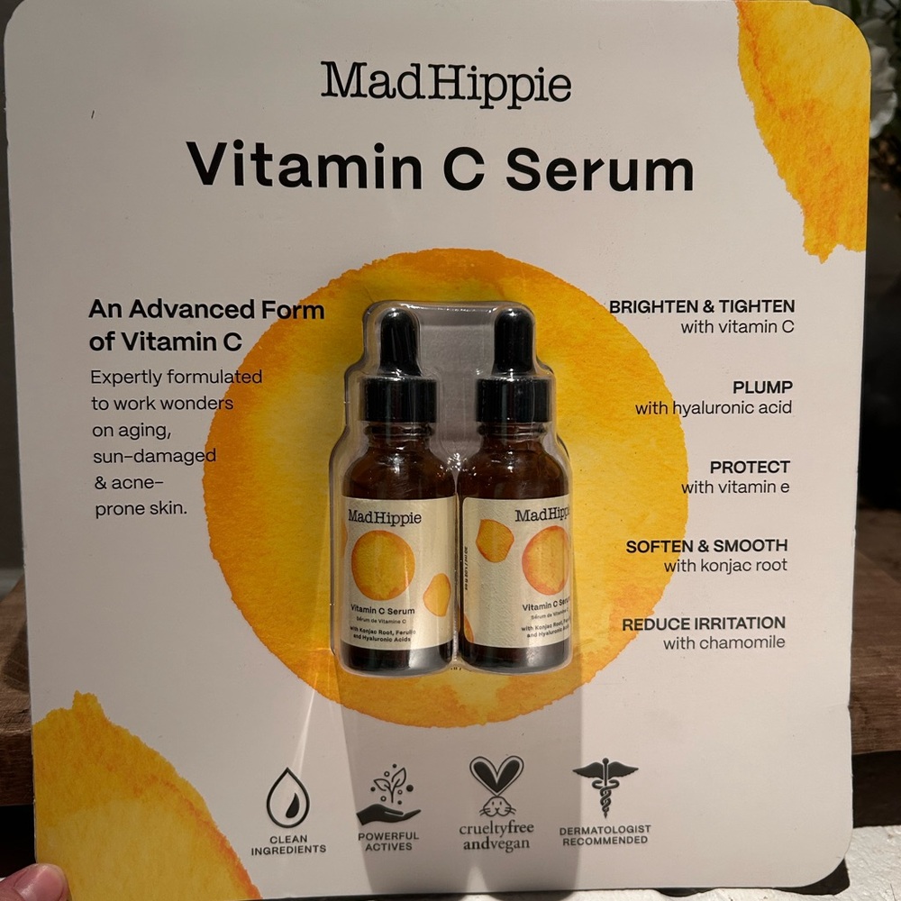 Mad Hippie Vitamin C Serum Two- 30ml Vegan Cruelty Free Skincare New Sealed